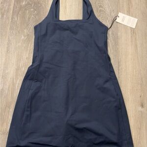 Navy Athletic Dress with built in shorts